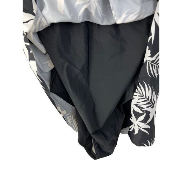 Island Escape Hawaii Gardens Printed Underwire One Piece Swimsuit Swim Dress - Picture 7 of 9
